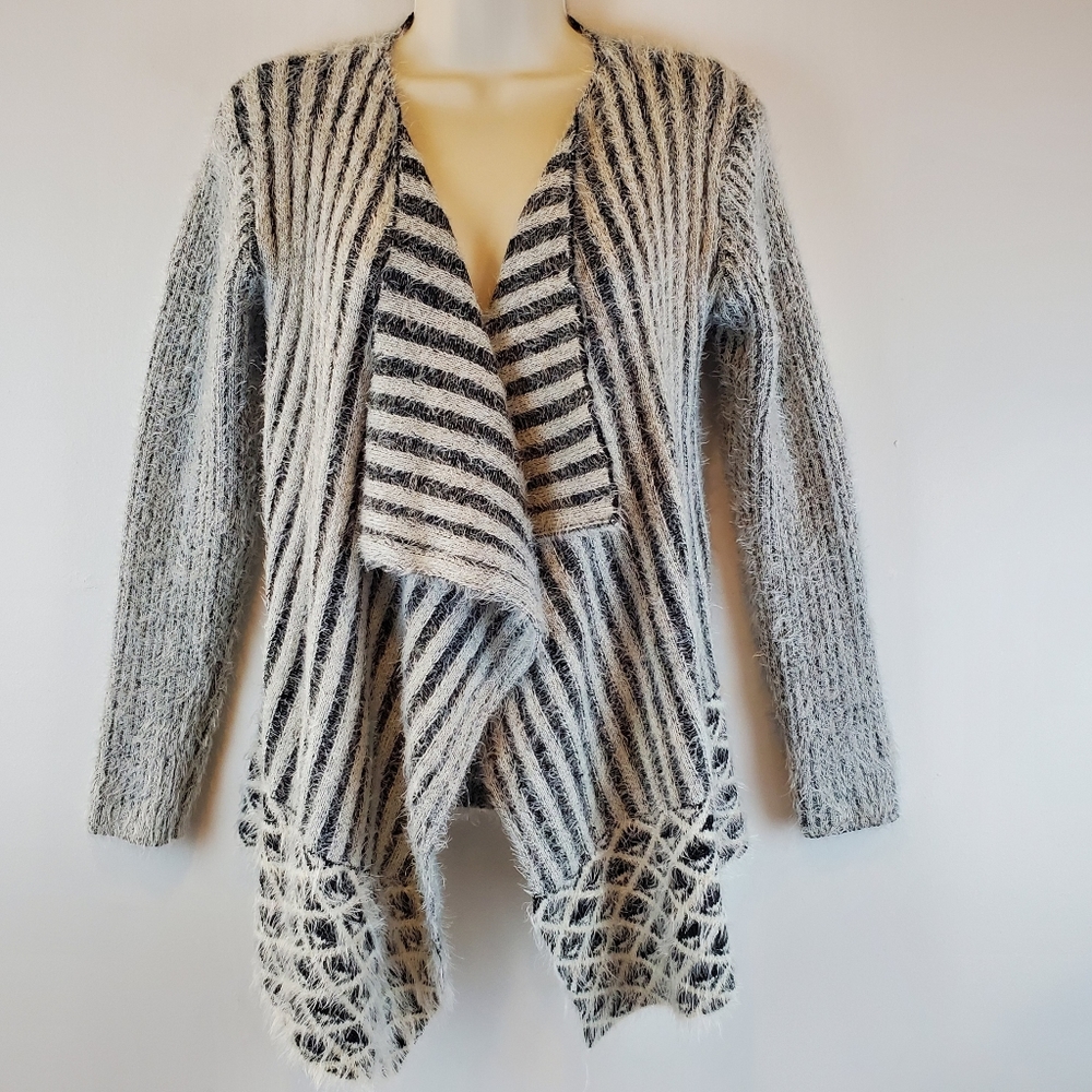Blue Shrug Poncho Sweater